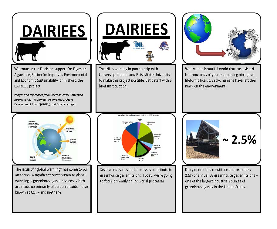 Photo of the DAIRIEES Storyboard